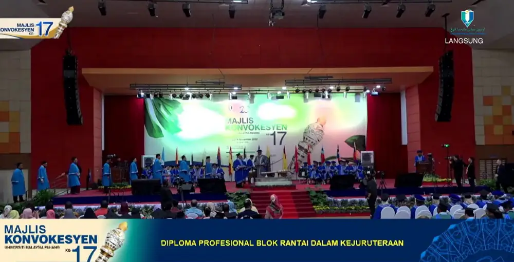 Diploma convocation ceremony at UMPSA